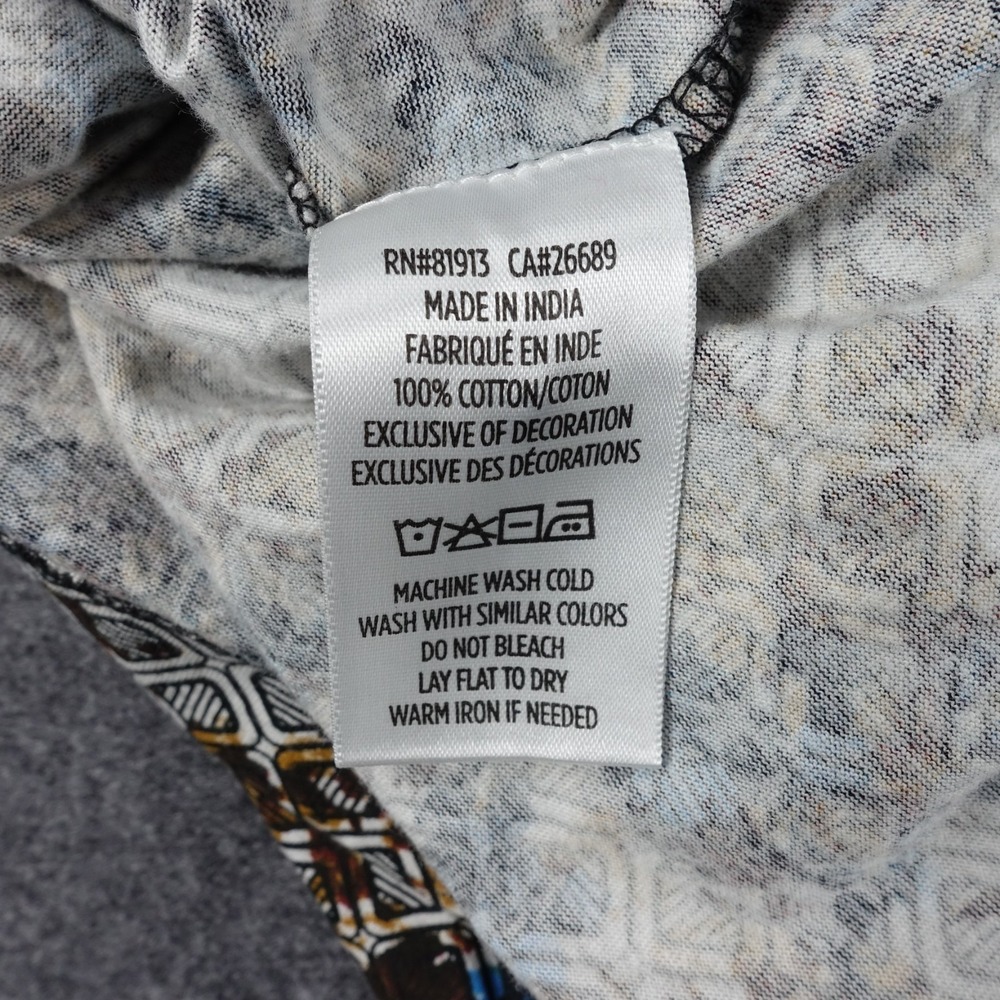 Robert Graham Polo Shirt Men's XL Multicolor Geometric Pattern Cotton New - Picture 16 of 16